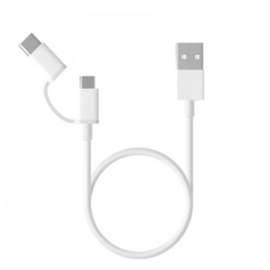 Xiaomi 2 in 1 Type-C Micro USB Data Cable - 30cm