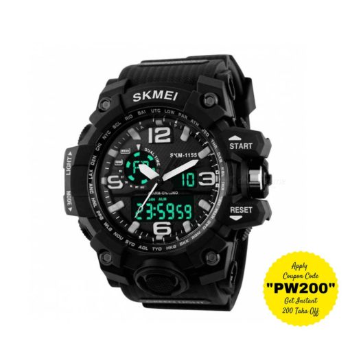 Skmei 1155 Dual Movement Digital Sports Watch