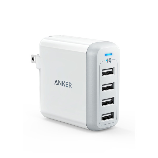 Anker PowerPort 4 Ports USB Wall Charger