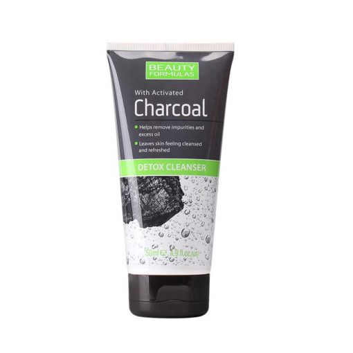 Beauty Formulas Activated Charcoal Detox Cleanser -150ml