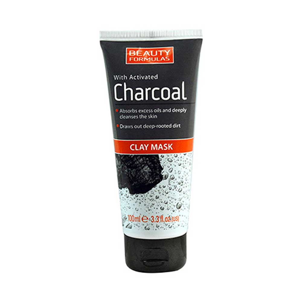Beauty Formulas Charcoal Clay Mask- 100ml