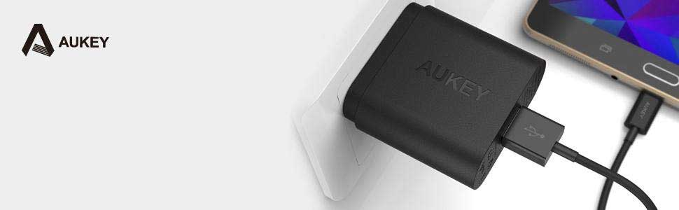 Aukey-Qualcomm-Quick-Charge-2.0-Turbo-Wall-Charger