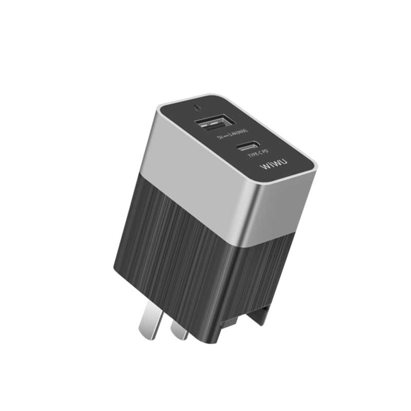 WiWU Power Delivery Dual Power Adapter With Lightning Cable