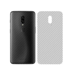 Oneplus 6T Carbon Fiber Textured Back Screen Sticker