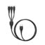 Rock Hi-Tensile 3 In 1 USB Charging Cable W/Version A 1.2M