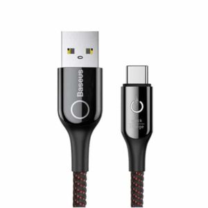 Baseus USB Type C Light Intelligent Power Off Charging Cable 1M