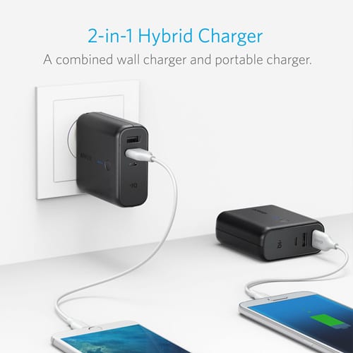 Anker-PowerCore-Fusion-5000mAh-Portable-Power-Bank-and-Wall-Charger---Black-2