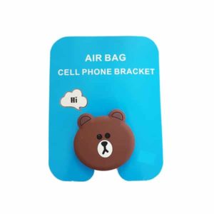 Brown Bear Air Bag Cell Phone Bracket Popsockets Phone Grip and Stand