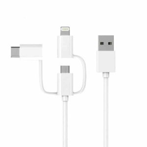 Xiaomi 3 in 1 Cable Micro USB Type C Lightning Data Cable