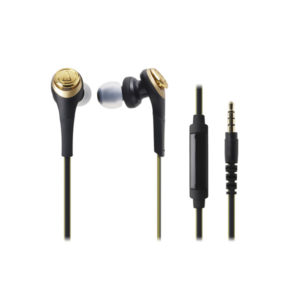 Audio-Technica-ATH-CKS550iS-Solid-Bass-In-Ear-Headphones-with-In-line-Mic-&-Control-bLACK-Gold
