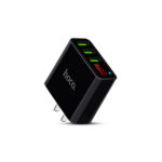 Hoco C15 3 USB Charging Adapter with LED Display