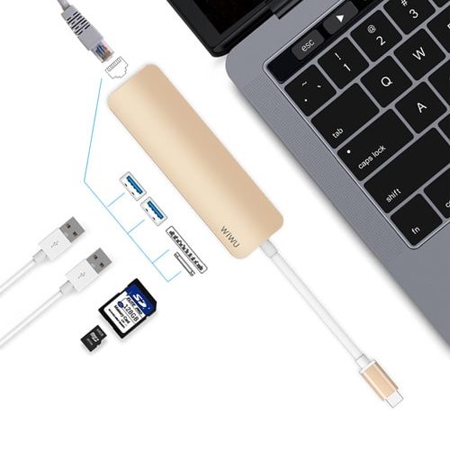 WiWU-T4--USB-Type-C-5-in-1-Multi-functional-Hub-9