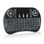 i8 Backlit Mini Wireless Keyboard Touchpad Combo - Black