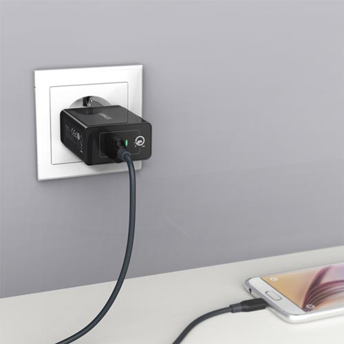 Anker-PowerPort+-1-with-Quick-Charge-3.0-with-3ft-Micro-USB-Cable-3 Anker PowerPort+ 1 with Quick Charge 3.0 with 3ft Micro USB Cable