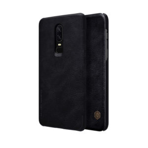 Nillkin Qin Flip Case For OnePlus 6 - Black penguin.com