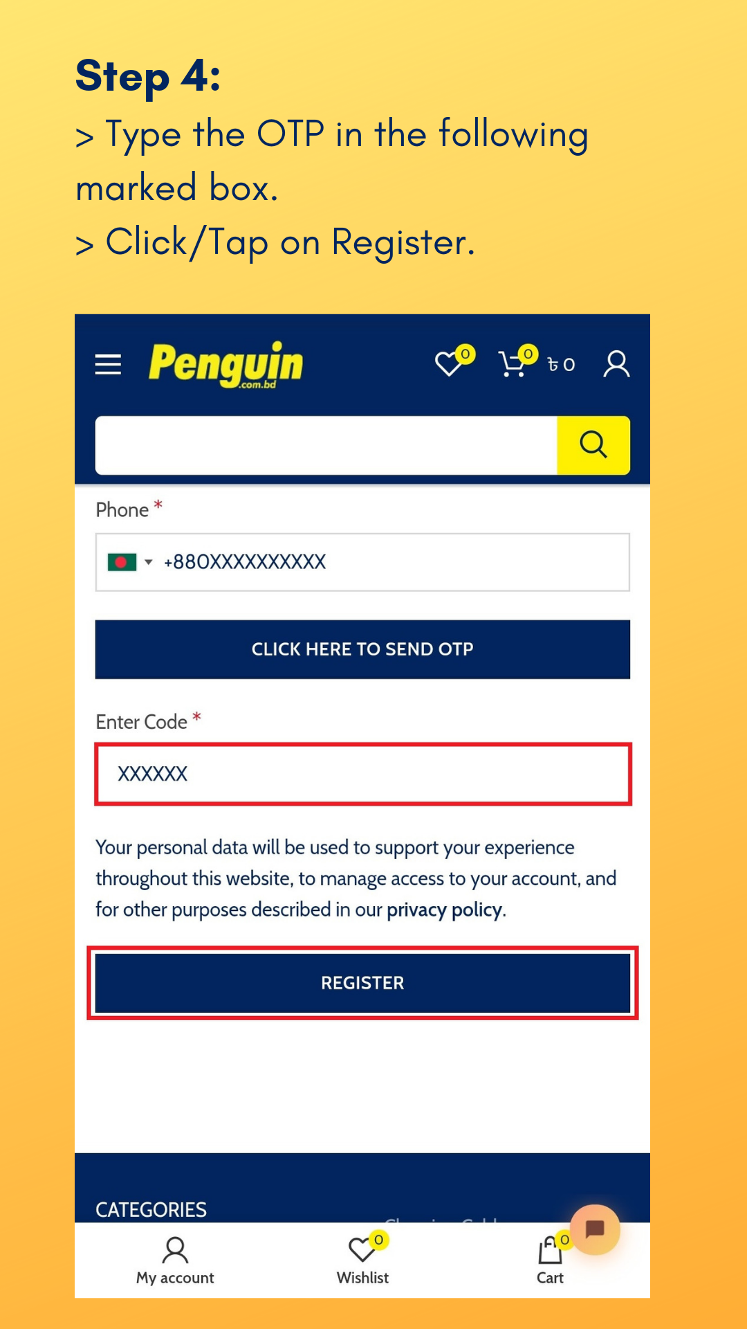 How to REGISTER - Penguin.com.bd