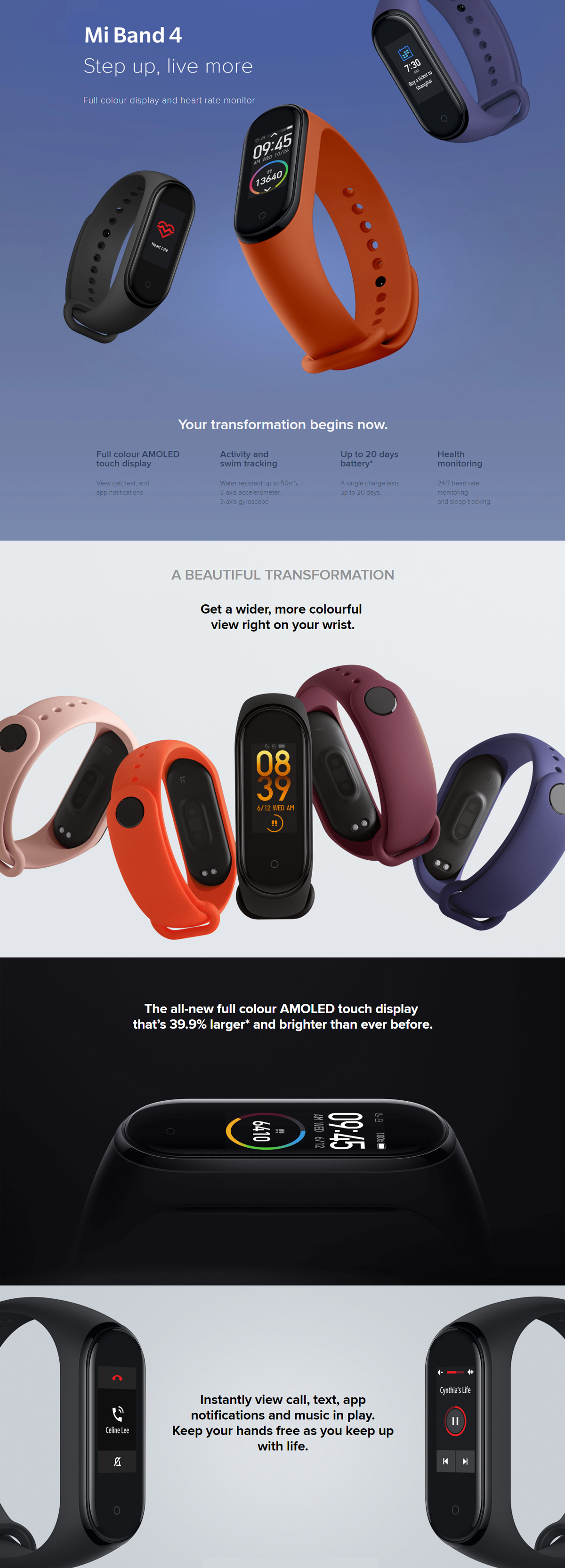 Smart Watch Band Specification 
