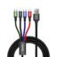 Baseus 4 in 1 Rapid Series Cable (2 Type C, 1 Lightning, 1 Micro USB)