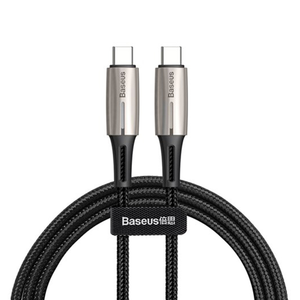 Baseus Water Drop Shaped USB Type C PD 2.0 60W Flash Charge Data Cable 1m