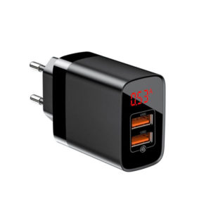 Basues Mirror PPS Quick Charge 18W Dual USB Wall Charger