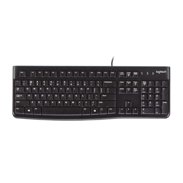 Logitech K120 Black USB Keyboard with Bangla