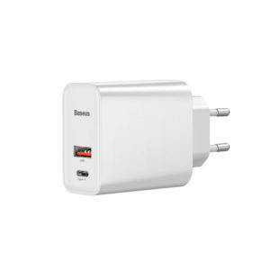 Baseus Speed PPS 30W Quick Charger with 1M C To C Cable EU White (TZCAFS-A02)