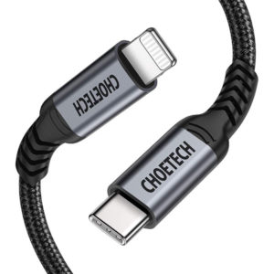 Choetech USB C to Lightning Cable MFI 6ft (IP0039)