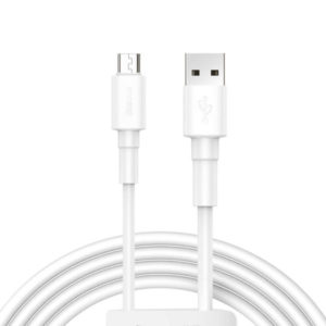 Baseus Mini White Cable USB For Micro 2.4A 1m (CAMSW-02)