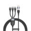 Baseus-Flash-Series-Two-for-three-Fast-Charging-100W-Data-Cable-1.2m-(CA2T3-G1)---Black