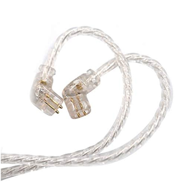 KZ Silver Plated Upgrade Cable for ZSN, ZSN Pro, ZS10 Pro (Without Mic)