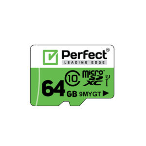 Perfect 64GB MicroSDXC UHS-1 Class 10 Memory Card