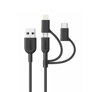 Anker PowerLine II 3-in-1 Cable (A8436H11) - Black