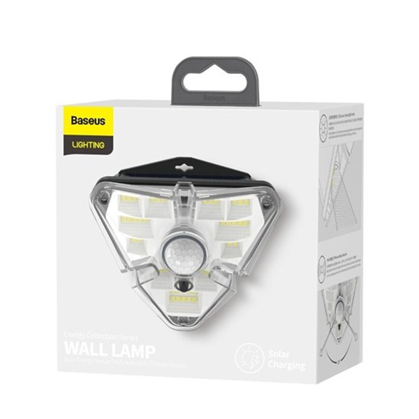 Baseus Energy Collection Series Solar Energy Wall Lamp - Black (DGNEN