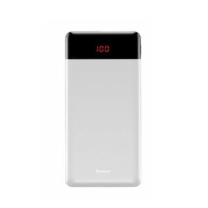 Baseus Mini Cu Power Bank 10000mAh Digital Display Power Bank (PPALL-AKU02) - White