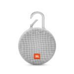 JBL Clip 3 Portable Bluetooth Speaker - White