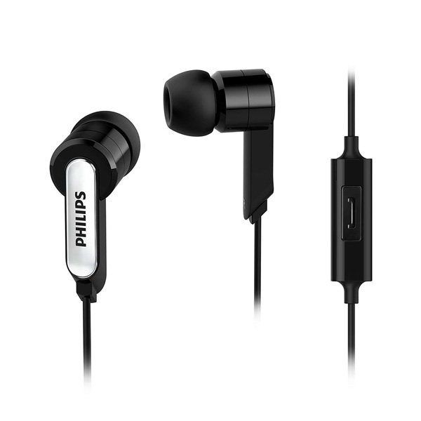 Philips SHE1405BK In-Ear Headphone With Mic - Black