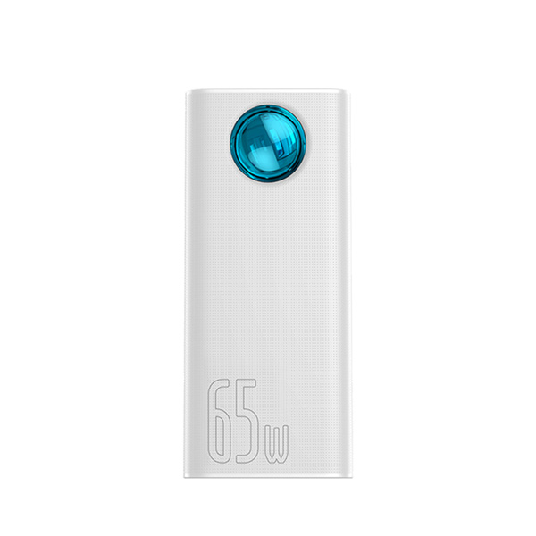 Baseus Amblight 65W 30000mAh Digital Display Quick Charge Power Bank - White