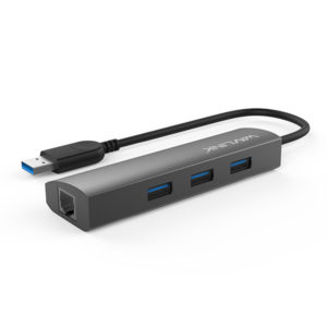 Wavlink USB 3.0 4-Port Hub with Gigabit Ethernet UH3031GC