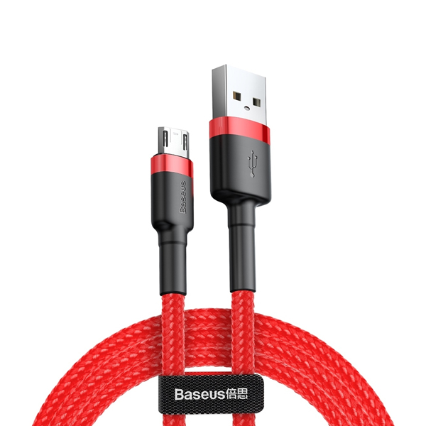 Baseus Cafule Cable USB for Micro 1.5A 2M (CAMKLF-C09) - Red
