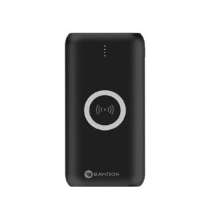 Baykron 10000mAh Qi Wireless Charging Power Bank with PD (20-004976) - Black