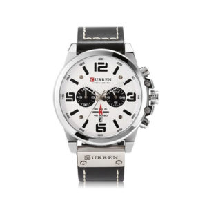 Curren 8314WHT Multi-Functional Analog Watch (2)