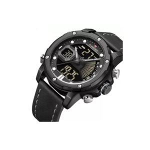 Naviforce 9172BLK Dual Display Military Chronograph Watch (1)