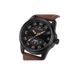 Naviforce NF9124BYDBN PU Leather Analog Watch (2)