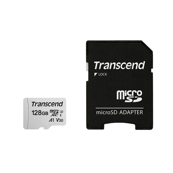 Transcend 128GB UHS-I microSD 300S Memory Card With Adapter