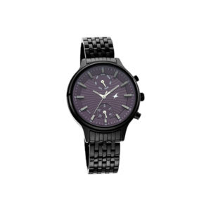 Fastrack 6208NM01 Ruffles Purple Dial Stailess Steel Women's Watch (1)