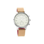 Fastrack 6208SL01 Ruffles Bage Dial Leather Strap Women's Watch (5)