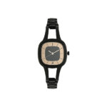 Fastrack NM6147NM01 Grey Dial Black Metal Strap Women’s Watch (1)