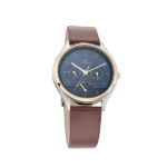 Titan NM1803KL01 Workwear Watch with Blue Dial & Leather Strap