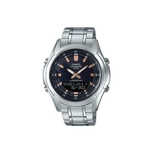 Casio WW0536 Analog Digital Stainless Steel Chain Watch (AMW-840D-1AV) (1)