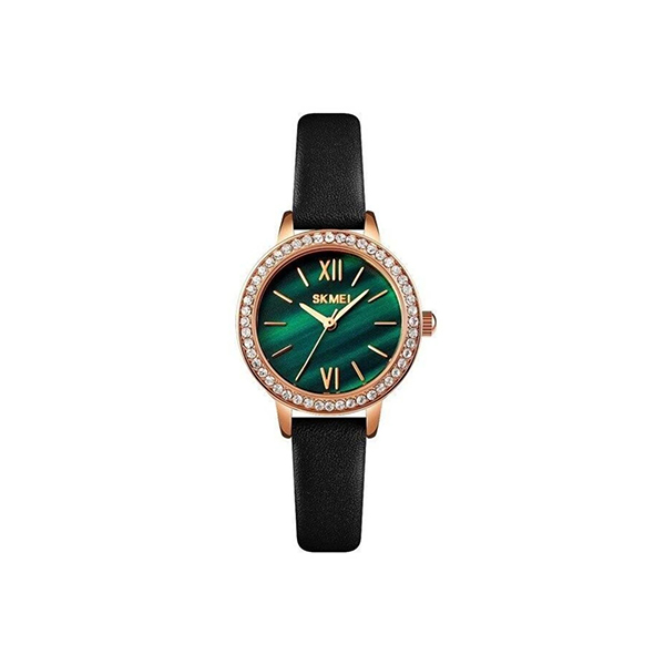Skmei (1711GRN) Quartz Leather Strap Women's Watch - Green (1)
